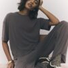 Brun mjuk T-shirt