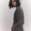 Brun mjuk T-shirt