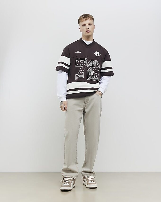 Brun oversized Bandana 72 Sports T-shirt