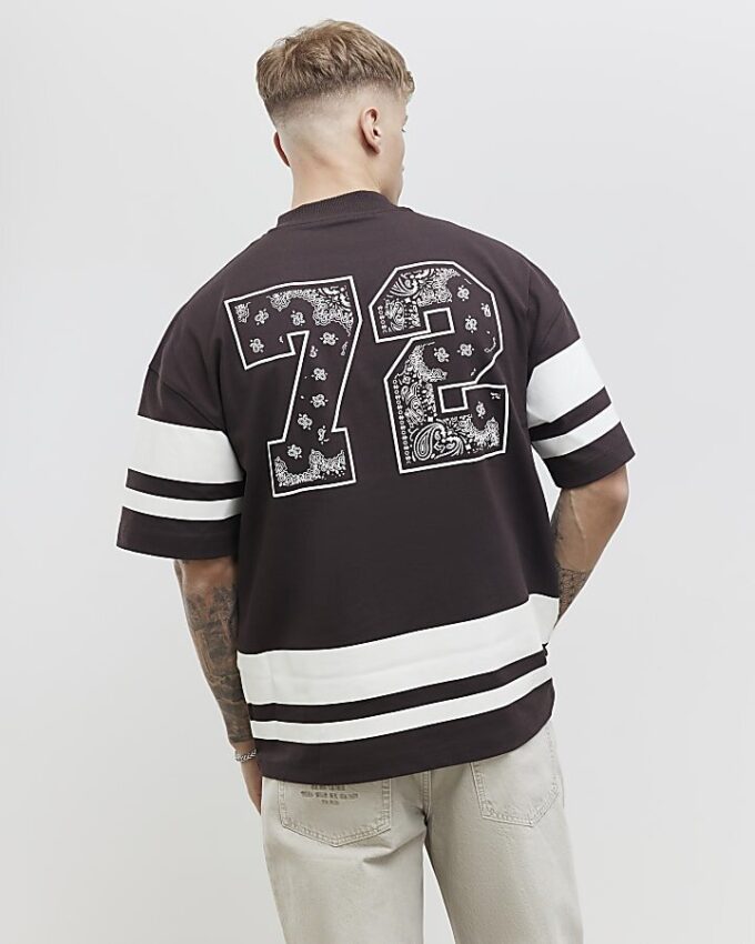 Brun oversized Bandana 72 Sports T-shirt