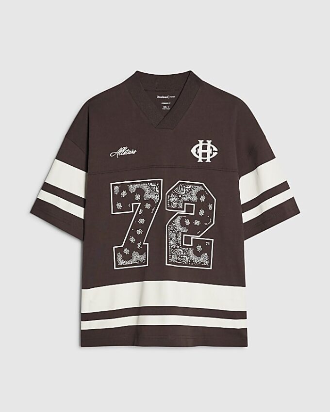 Brun oversized Bandana 72 Sports T-shirt