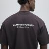 Brun oversized Luminis Studios T-shirt