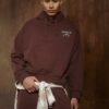 Brun oversized-passformad Palais Dept-hoodie