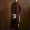 Brun oversized-passformad Palais Dept-hoodie