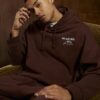 Brun oversized-passformad Palais Dept-hoodie