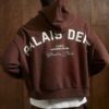 Brun oversized-passformad Palais Dept-hoodie