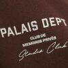 Brun oversized-passformad Palais Dept-hoodie