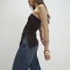 Brun premium bandeau-top
