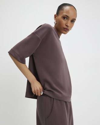 Brun premium boxy T-shirt