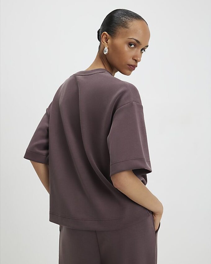 Brun premium boxy T-shirt