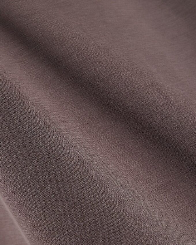 Brun premium-T-shirt med boxig passform