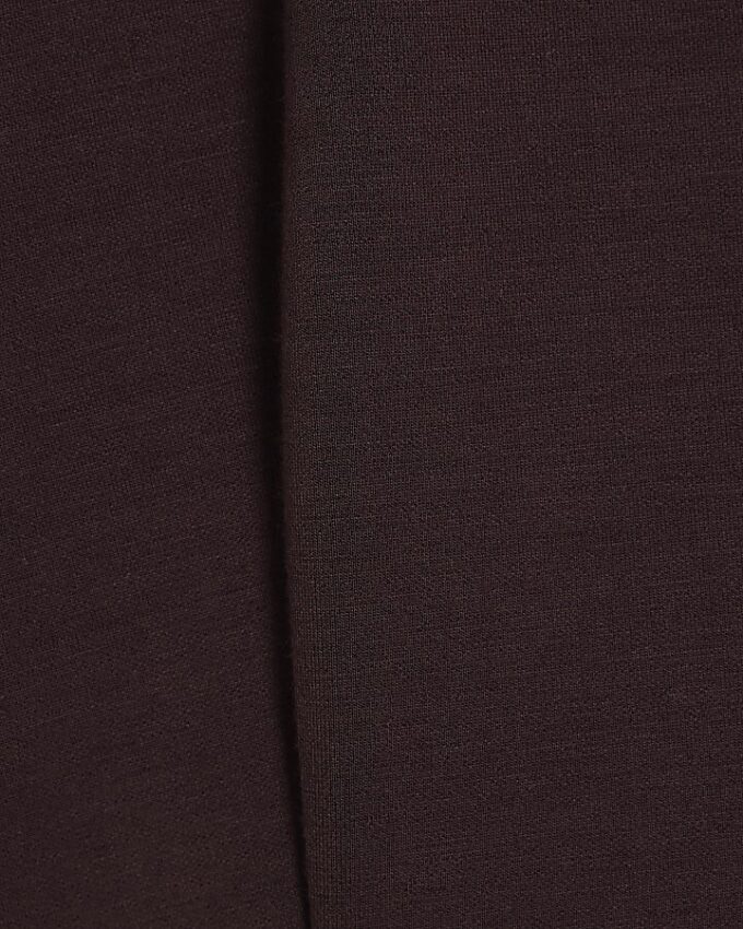 Brun premium-tröja med långa ärmar och batwing-ärmar