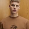Brun RXR-T-shirt med normal passform