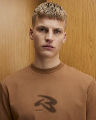 Brun RXR-T-shirt med normal passform