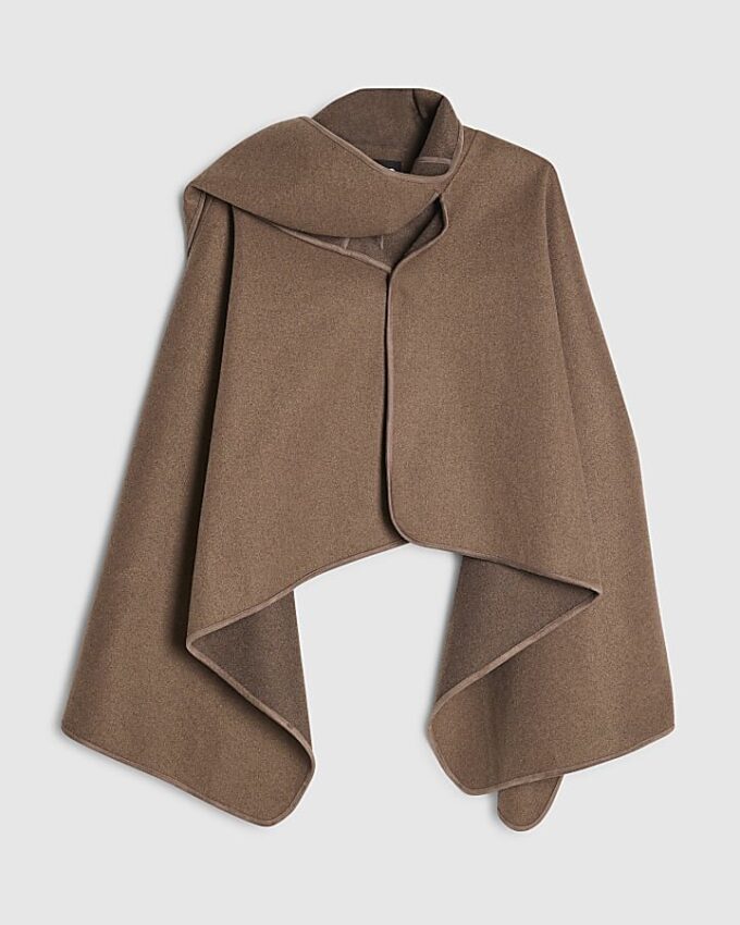 Brun scarf-kappa