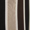 Brun slim fit-skjorta med ränder