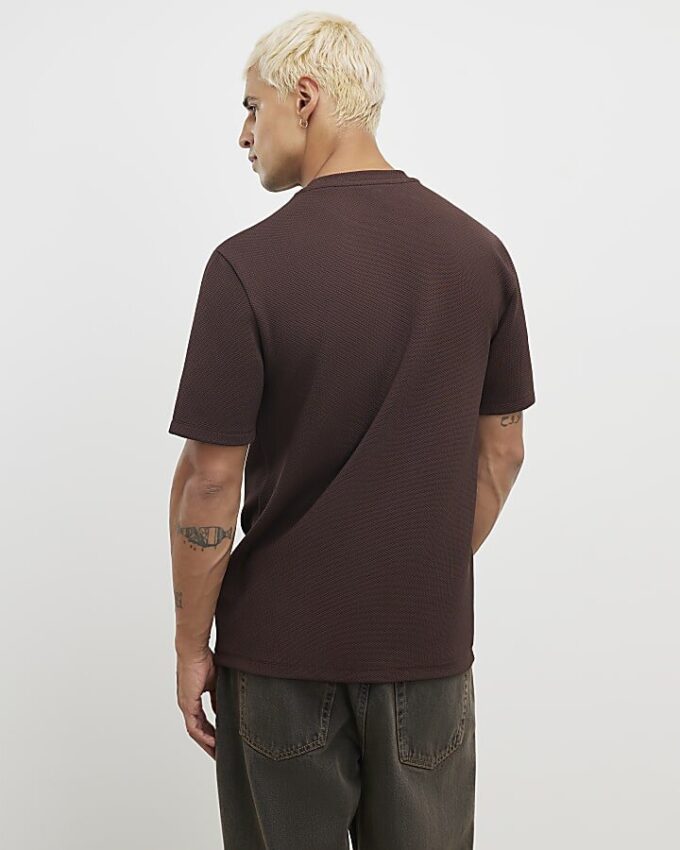Brun Slim Fit Slinky Ame Saint T-shirt