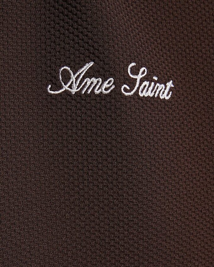 Brun Slim Fit Slinky Ame Saint T-shirt