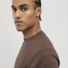 Brun slim fit-T-shirt