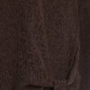 Brun texturerad T-shirt med knytning fram