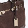 Brun totebag i imitationsmocka