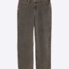 Bruna jeans med lös passform