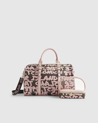 Brunt monogram Graffiti Barrell Bag-paket