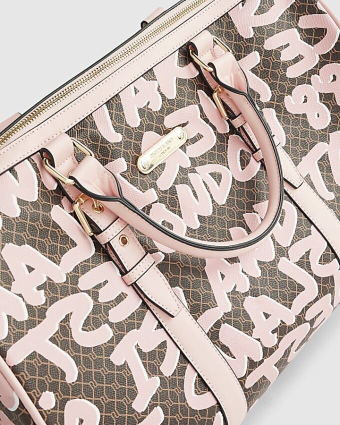 Brunt monogram Graffiti Barrell Bag-paket