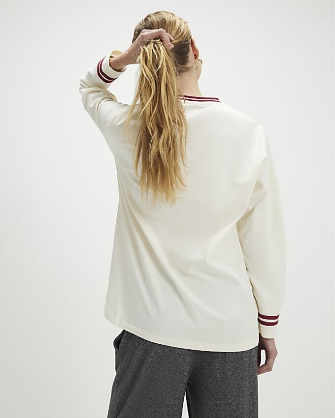 Cream New York City 95 långärmad topp