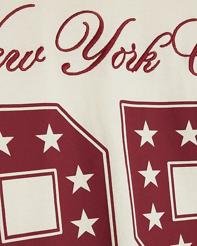Cream New York City 95 långärmad topp