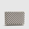 Cream Polka Dot Foldout Purse