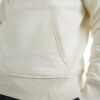 Cream Regular Fit långärmad hoodie