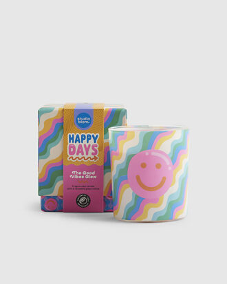 Flerfärgat Happy Days-ljus