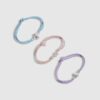 Flickor, flerfärgat armband med havsmotiv, 3-pack
