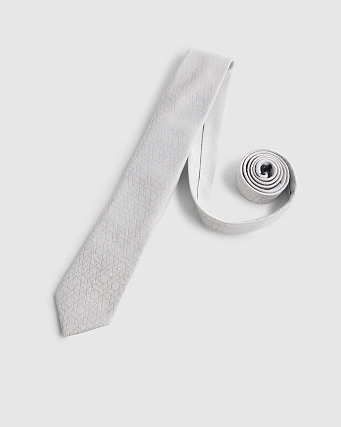 Grå geometrisk slips