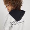 Grå hoodie med färgblock för pojkar från River Island