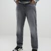 Grå jeans med raka ben Grå jeans med raka ben