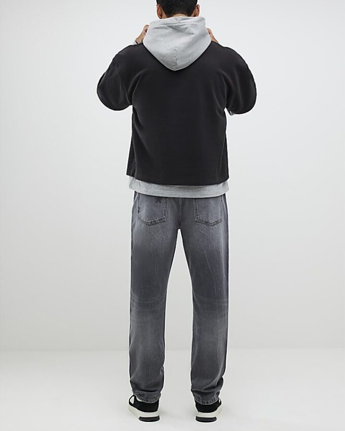 Grå jeans med raka ben Grå jeans med raka ben