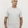 Grå muskelpassad T-shirt