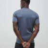 Grå muskelpassformad 3-pack T-shirt