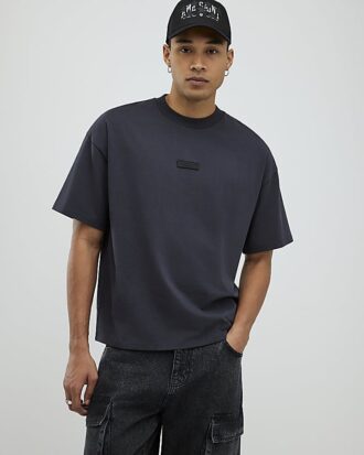 Grå oversized Luminis Studios T-shirt Grå oversized Luminis Studios T-shirt