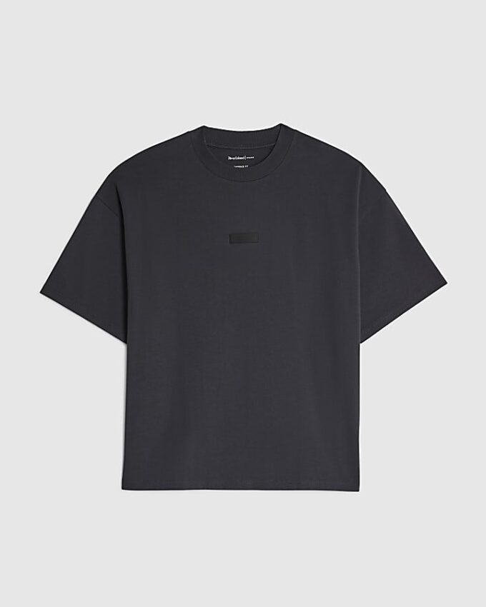 Grå oversized Luminis Studios T-shirt