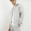 Grå premium oversized hoodie med dragkedja Grå premium oversized hoodie med dragkedja