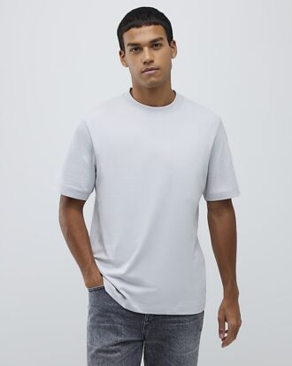 Grå Regular Fit 3-pack T-shirts
