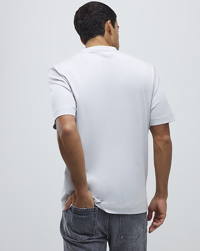 Grå Regular Fit 3-pack T-shirts