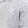 Grå regular fit AR-stickad sweatshirt