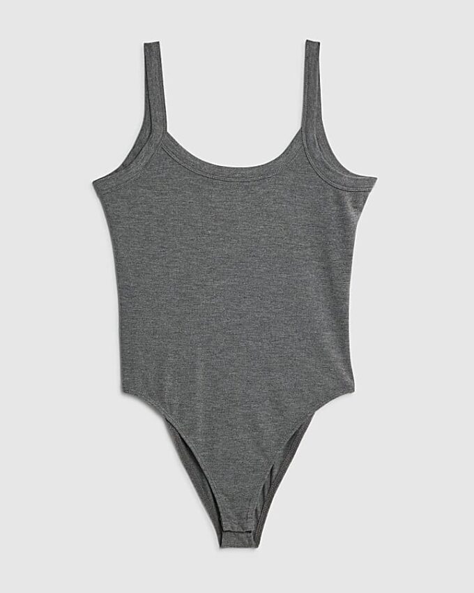 Grå RVR Edition-bodysuit med spaghettiband