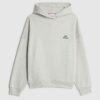 Grå RVR Edition-hoodie med tryck på ryggen