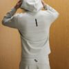 Grå RXR-hoodie med halv dragkedja
