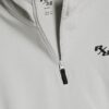 Grå RXR-hoodie med halv dragkedja